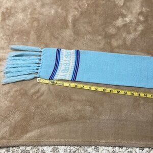 Vintage Handmade Baby Scarf - Blue